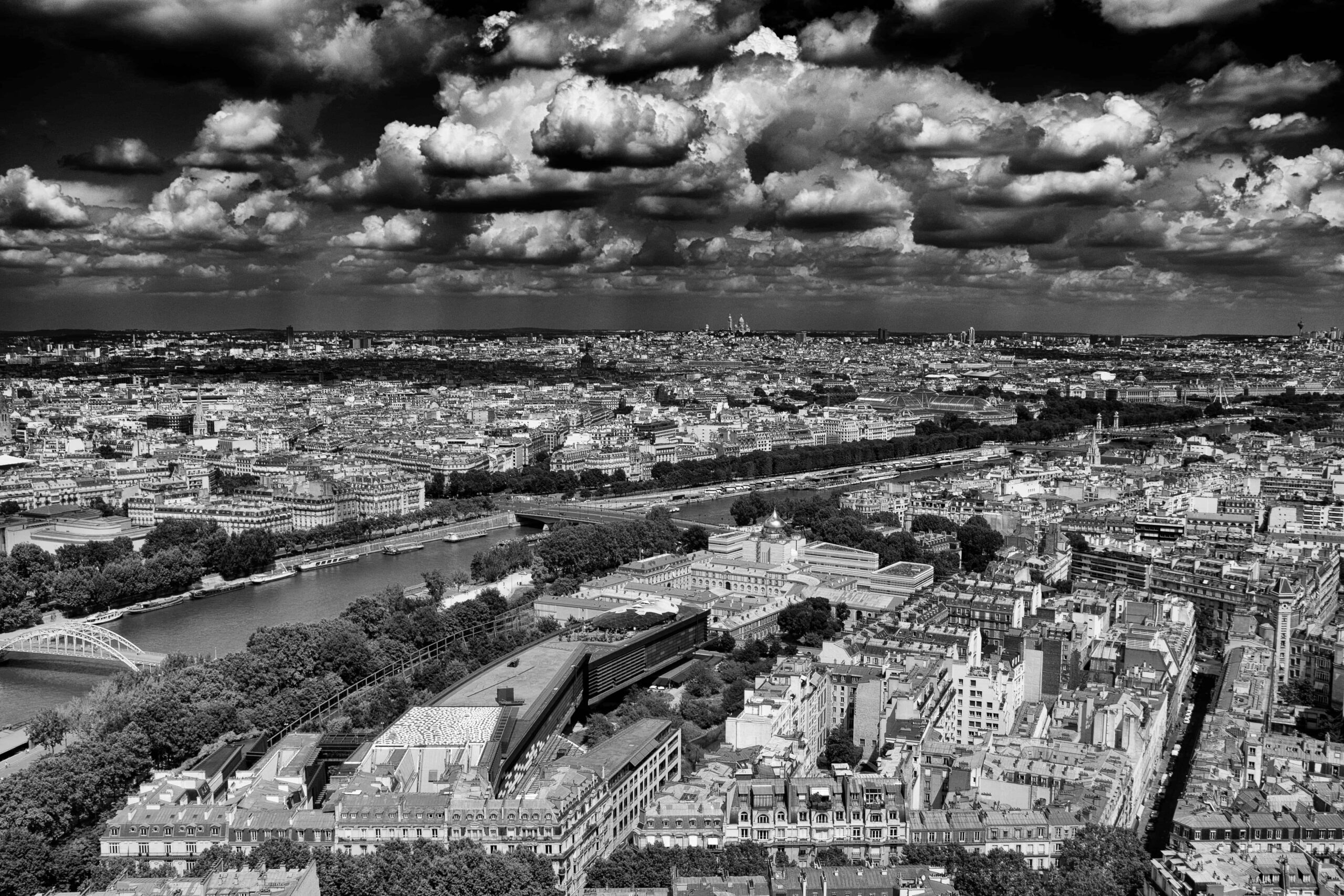 ασπρόμαυρες φωτογραφίες από το Παρίσι - From Eiffel
