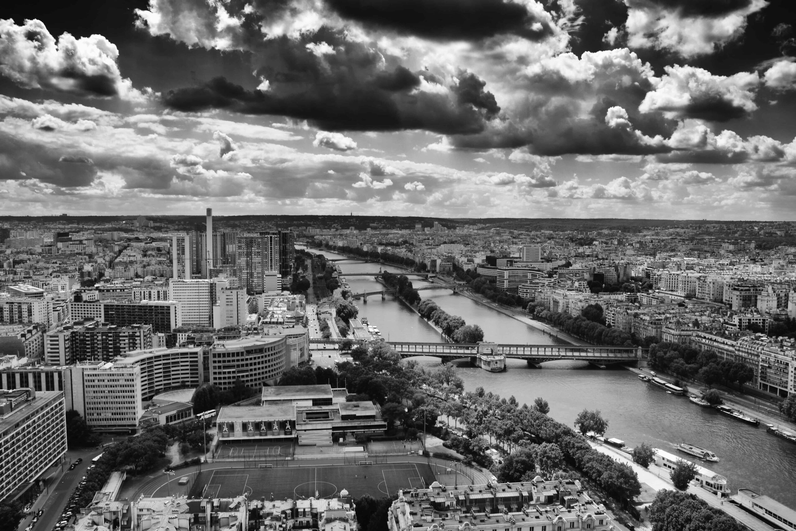 ασπρόμαυρες φωτογραφίες από το Παρίσι - Paris Above