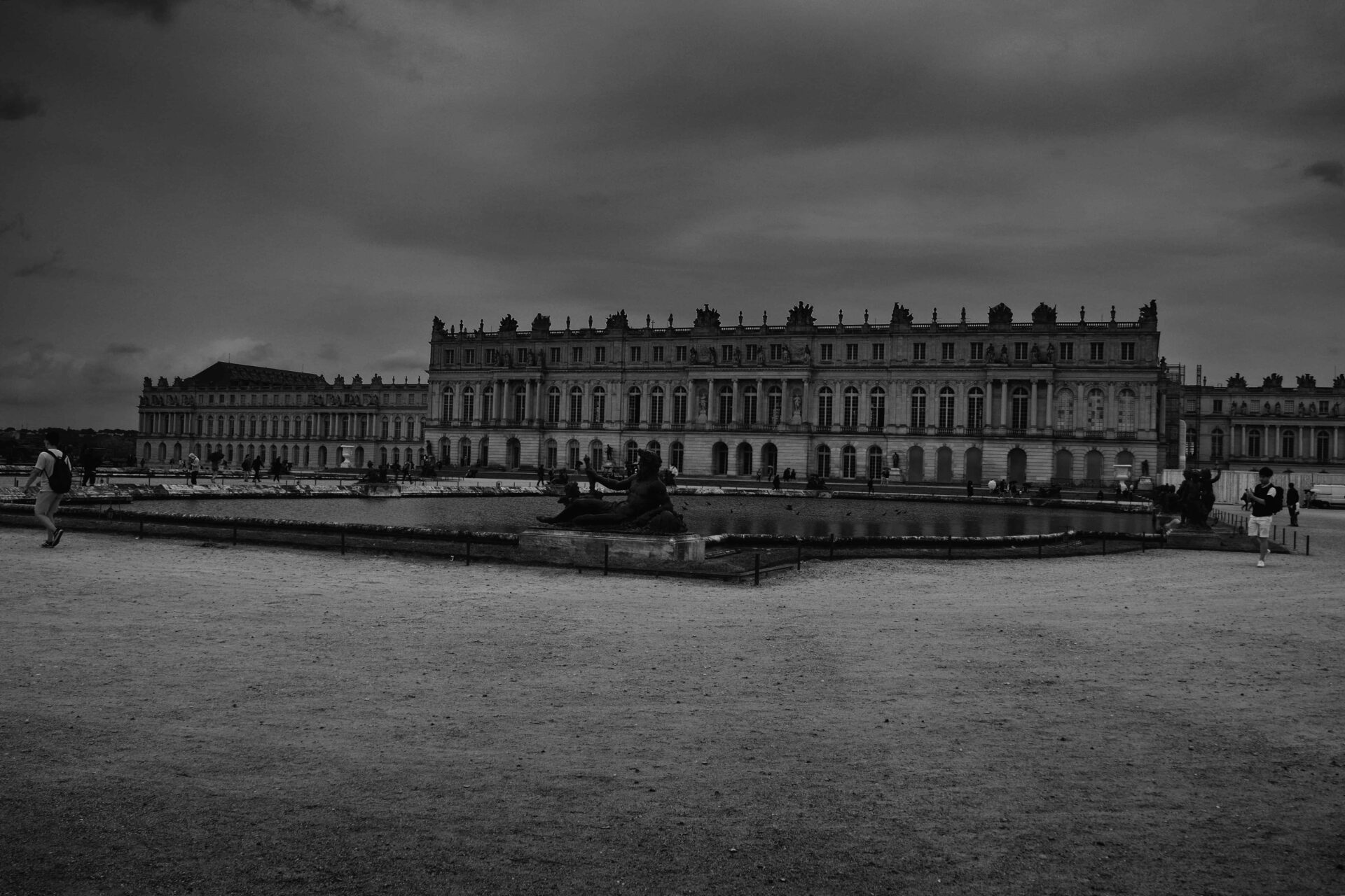 ασπρόμαυρες φωτογραφίες από το Παρίσι - Versailles