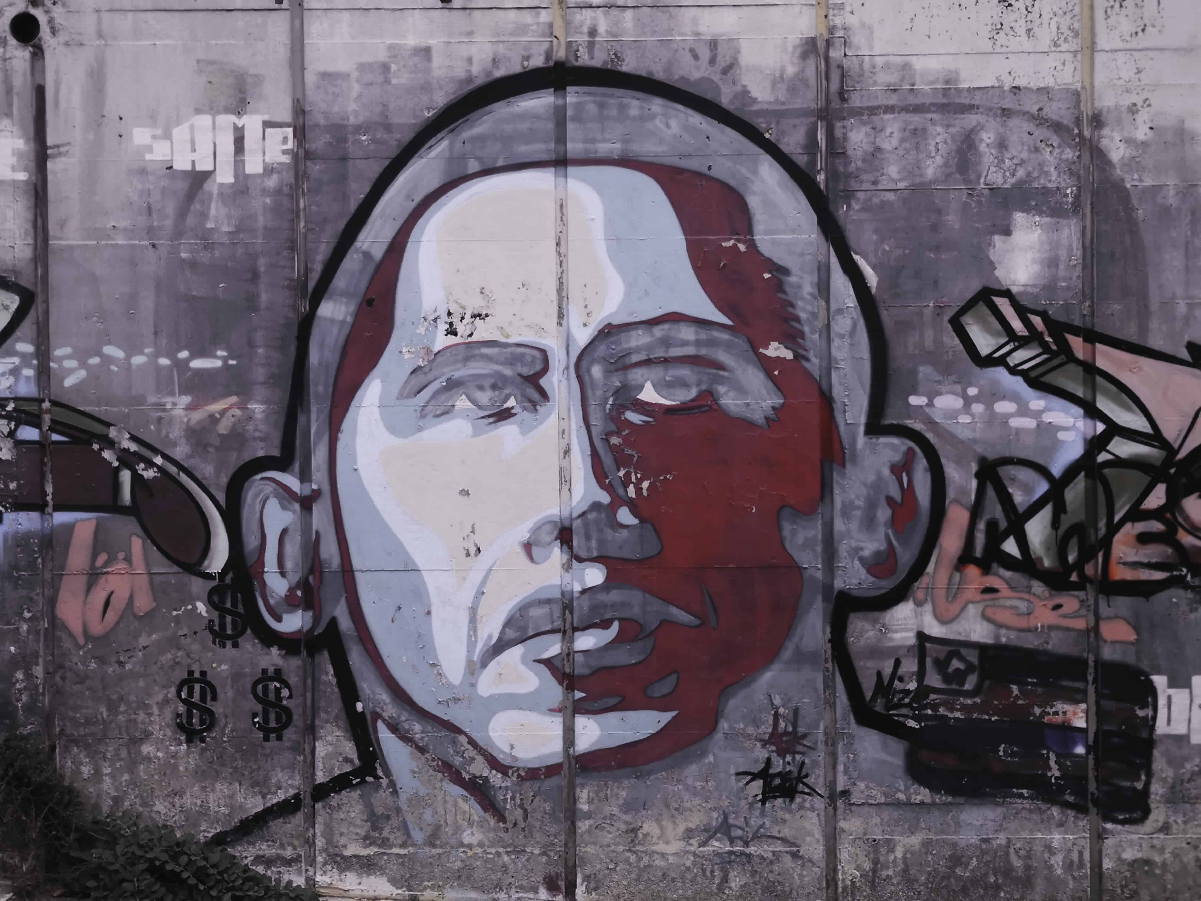 Who is Barack graffiti