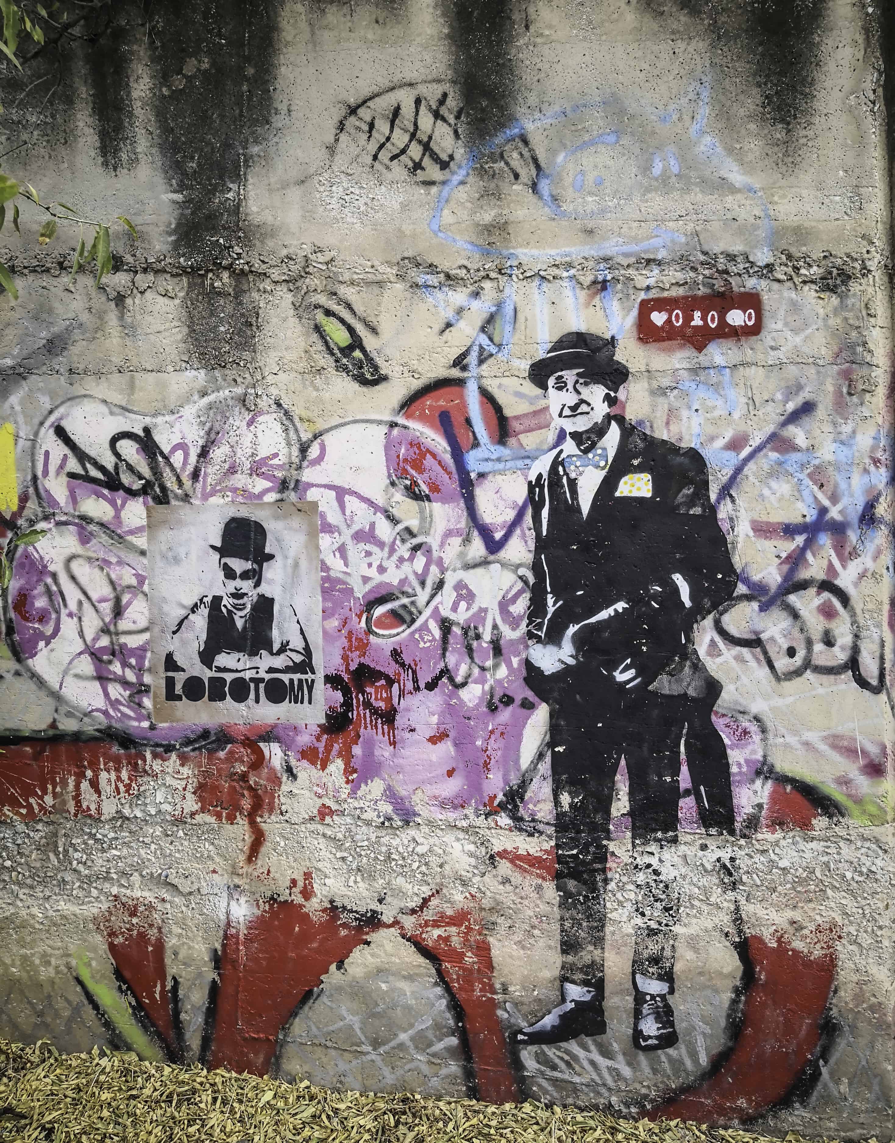 Γκράφιτι στην Αθήνα Lobotomy
