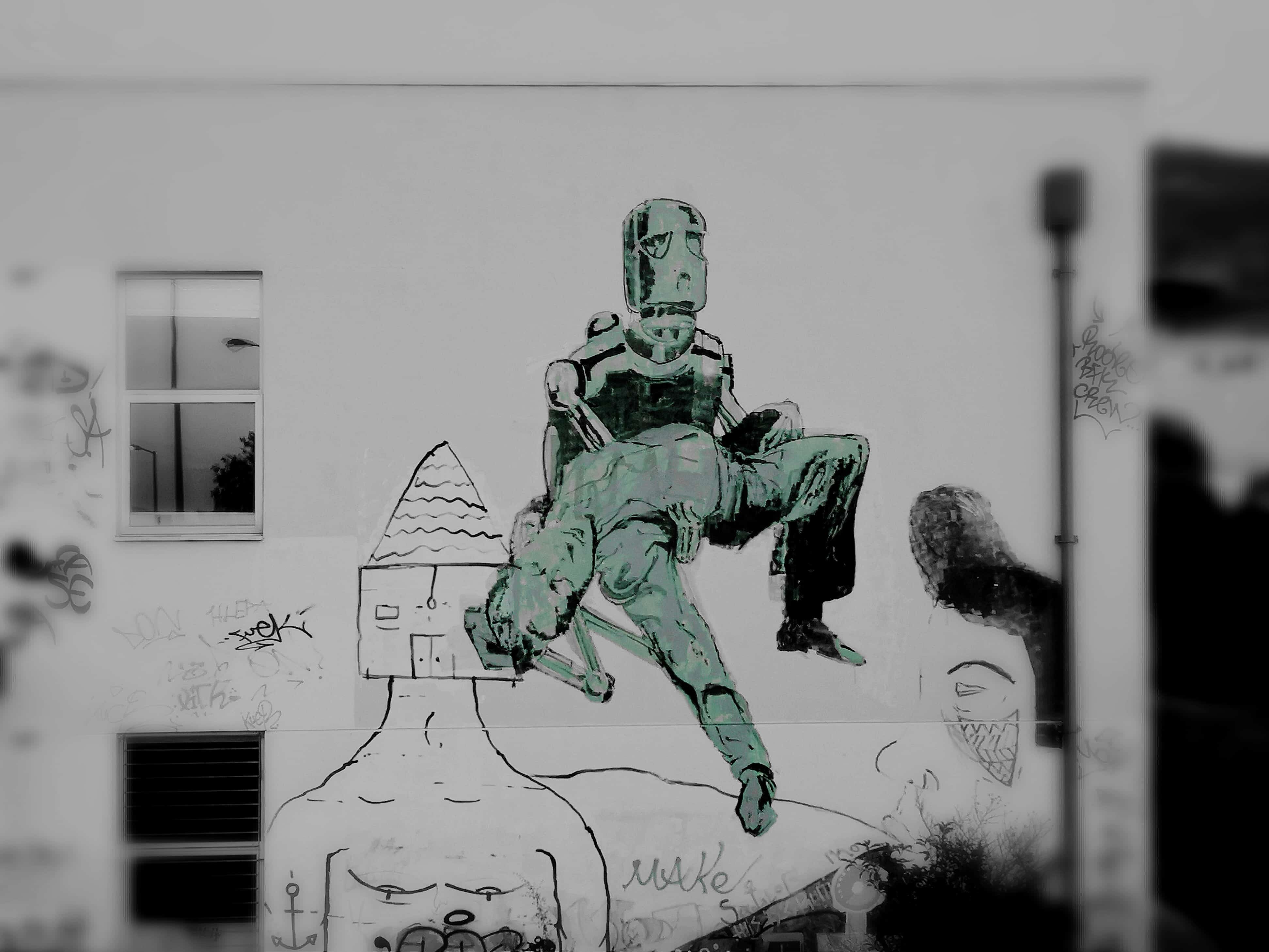 Γνωστό γκράφιτι στο χώρο της Πολυτεχνειούπολης