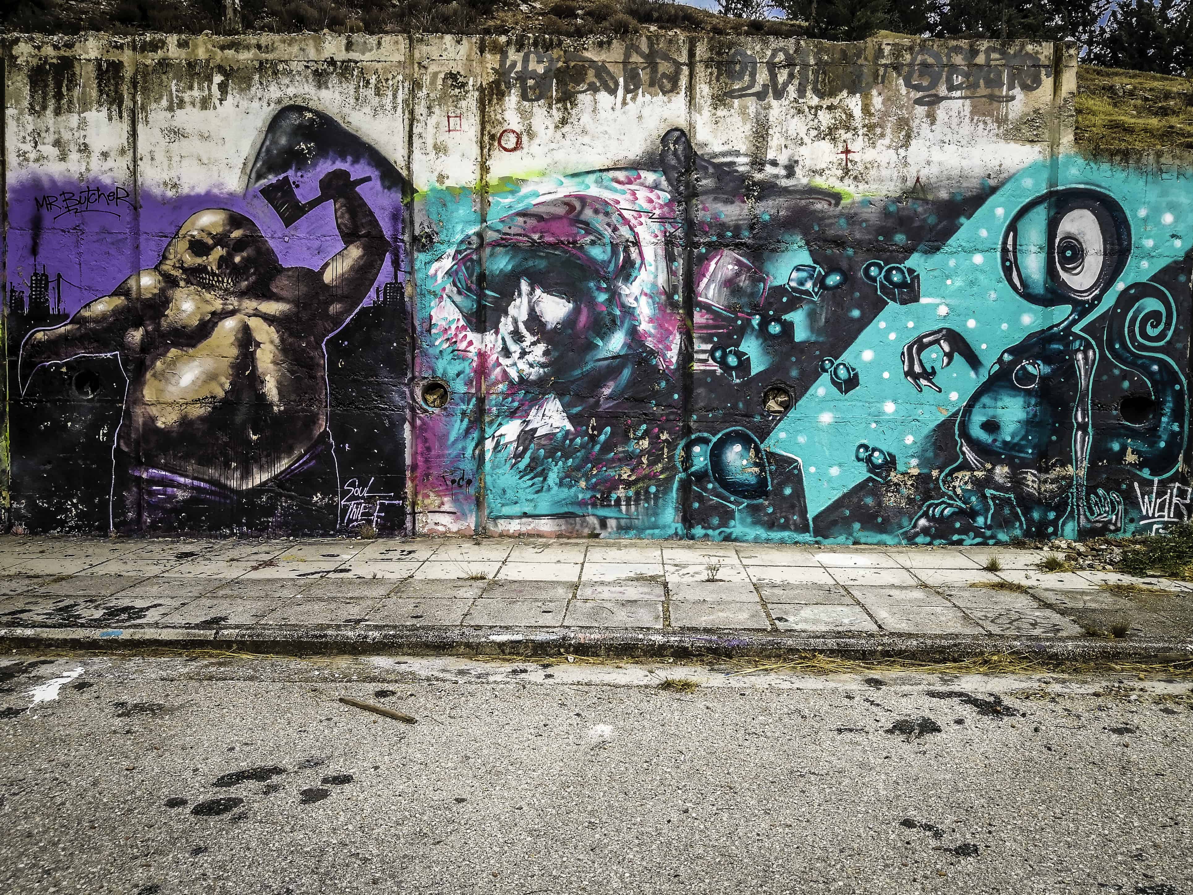 Τα γκράφιτι κάνουν την βόλτα πιο ενδιαφέρουσα