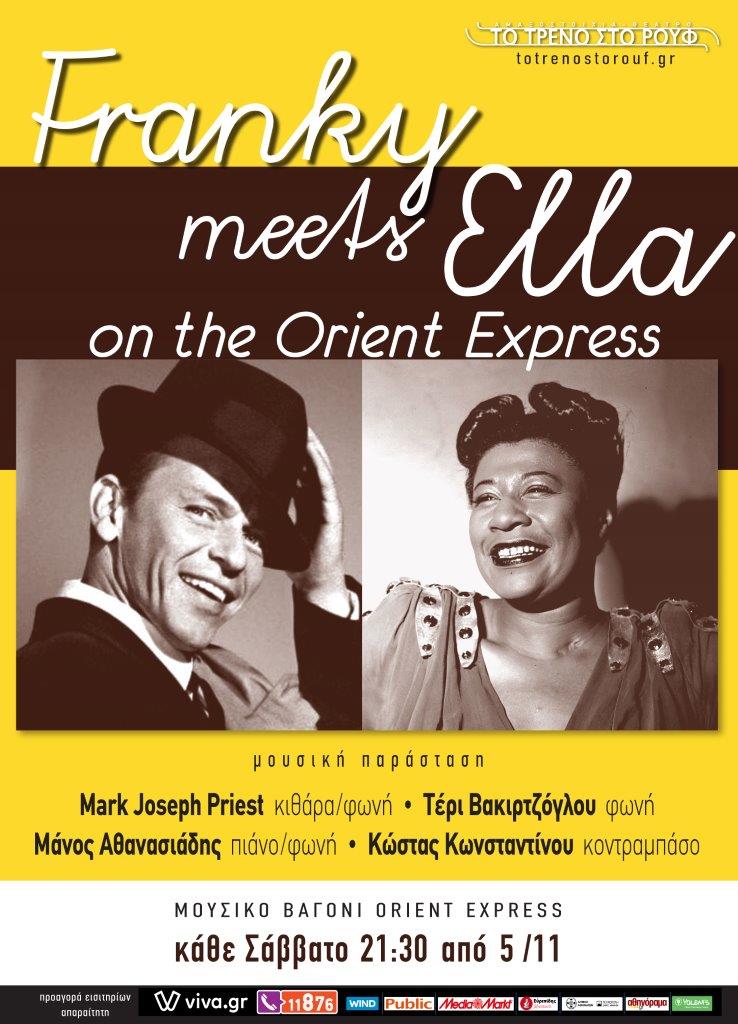 Frank meets Ella on the Orient Express